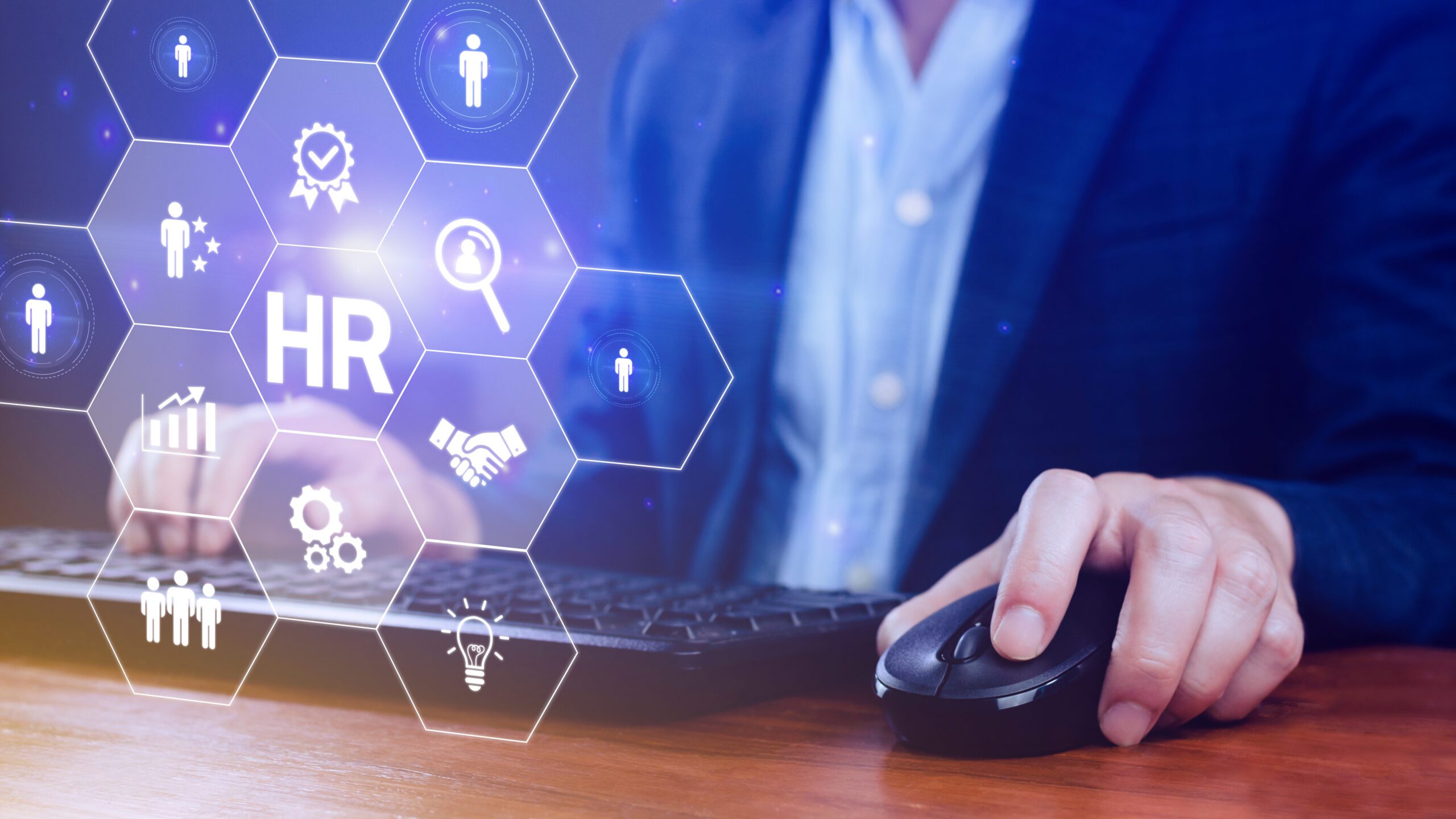 businessman hand pressing human resources button human resources hr management employment headhunting concept hand holding modern social buttons virtual background scaled